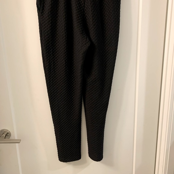 *2/$15* H&M Black Drawstring Straight Pants - Picture 2 of 2